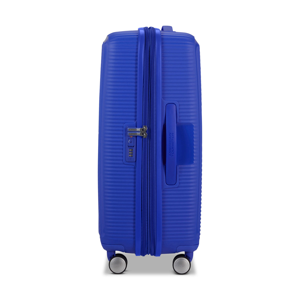American Tourister Curio 3 Piece Set in the color Cobalt Blue.