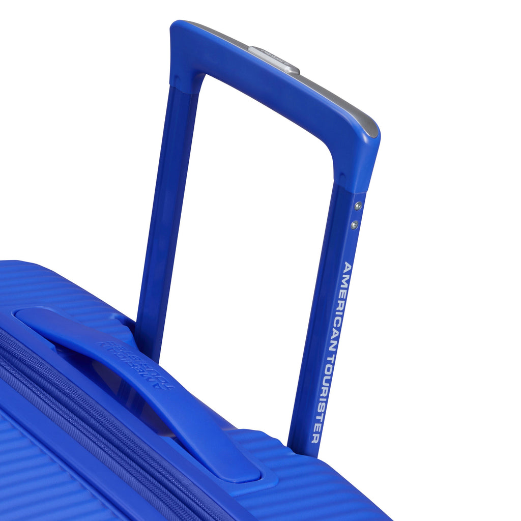 American Tourister Curio 3 Piece Set in the color Cobalt Blue.