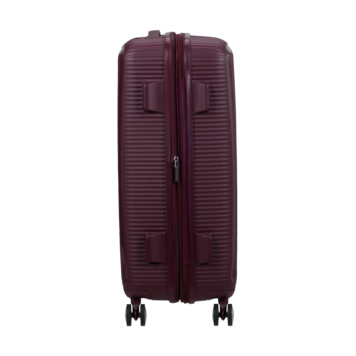 American Tourister Curio Spinner Medium in the color Wild Cherry.
