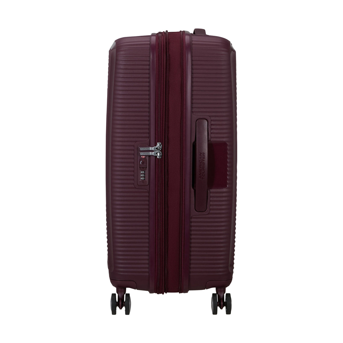 American Tourister Curio 3 Piece Set in the color Wild Cherry.