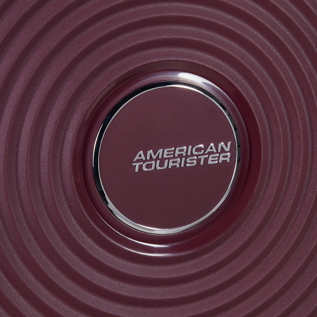 American Tourister Curio 3 Piece Set in the color Wild Cherry.