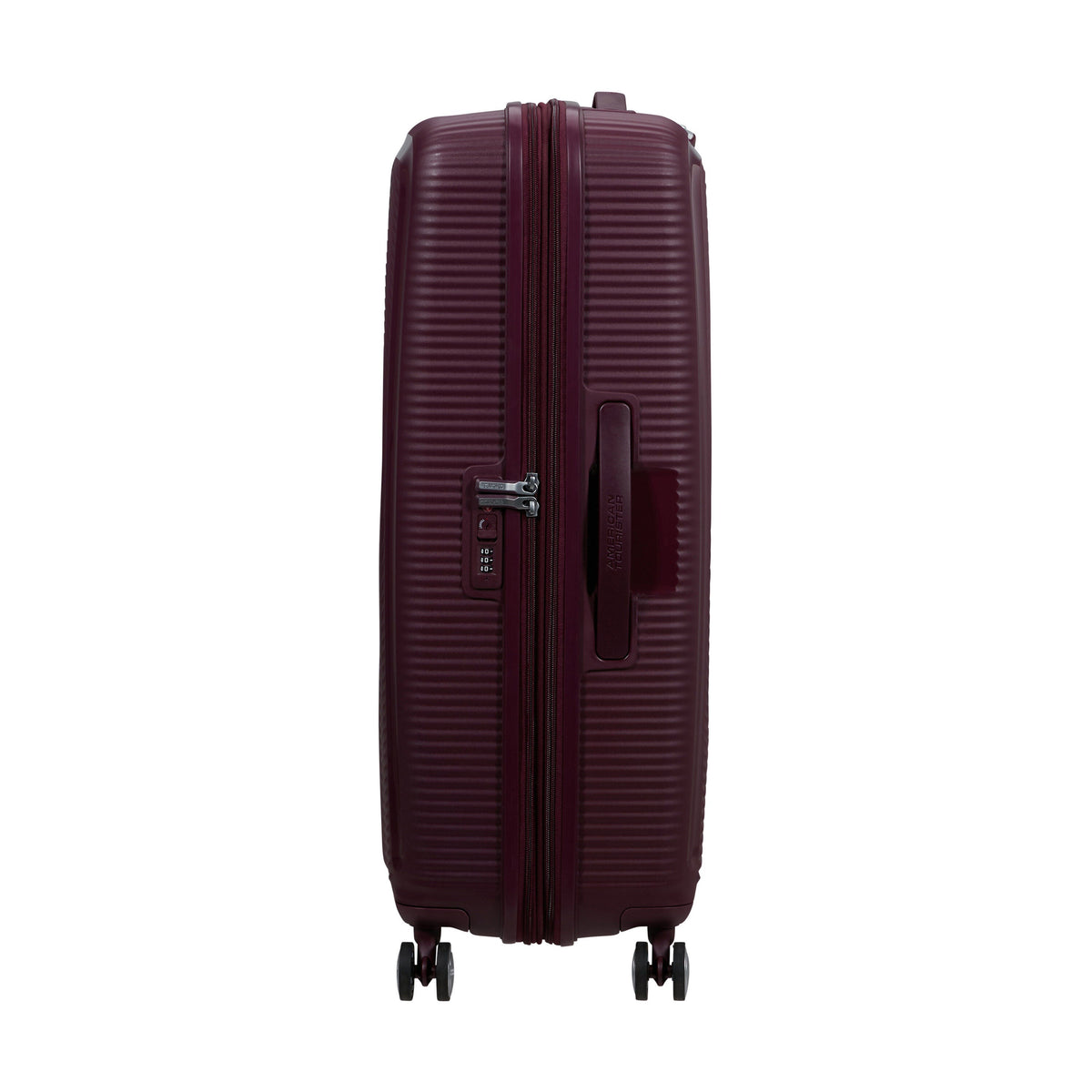 American Tourister Curio Spinner Large in the color Wild Cherry.