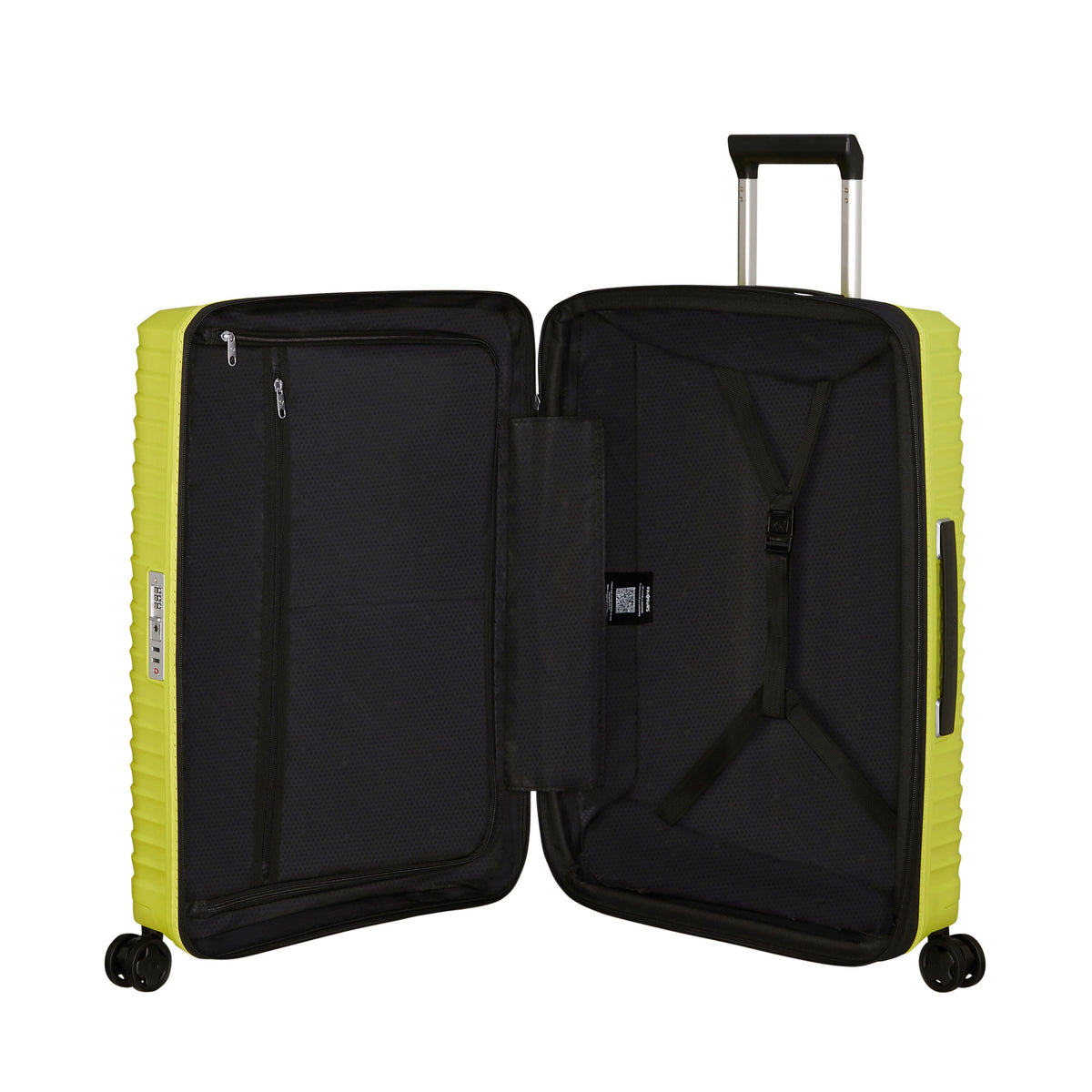 Samsonite Upscape Spinner Medium in the color Lime.