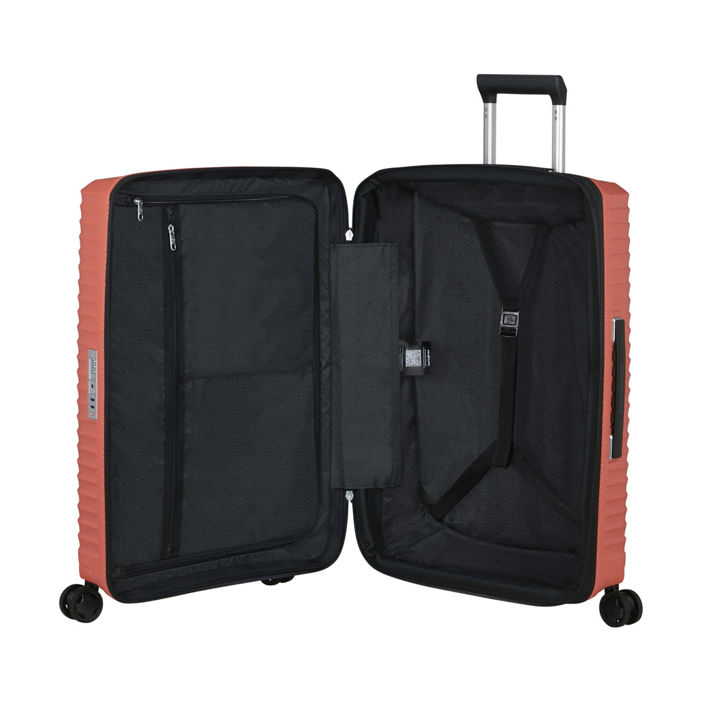 Samsonite Upscape Spinner Medium in the color Clay.
