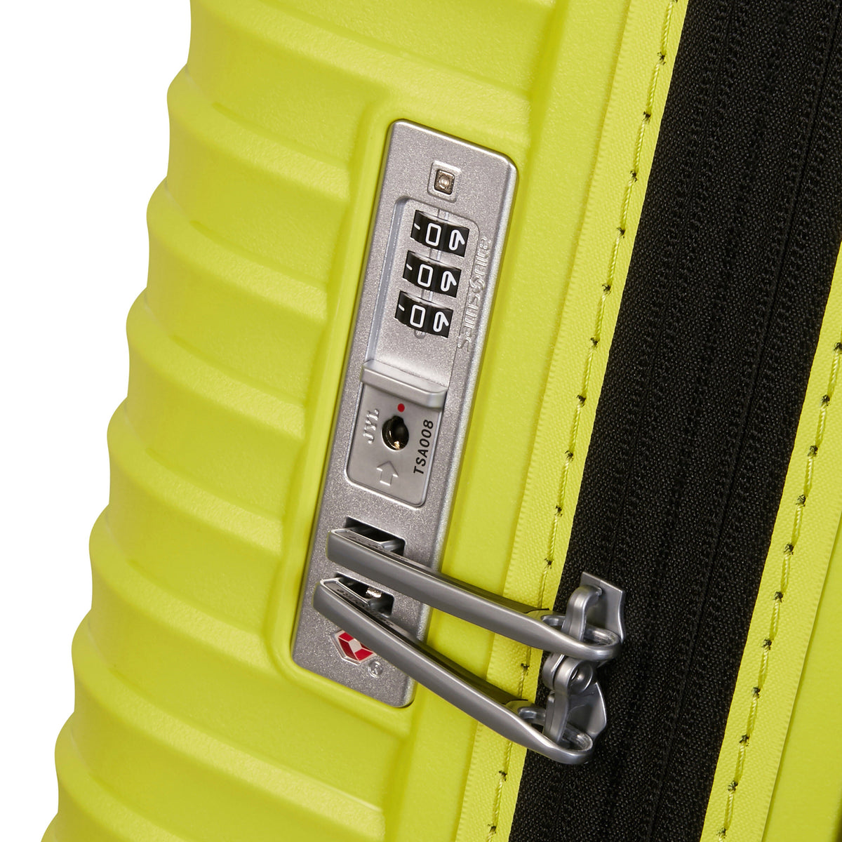 Samsonite Upscape Spinner Large in the color Lime.