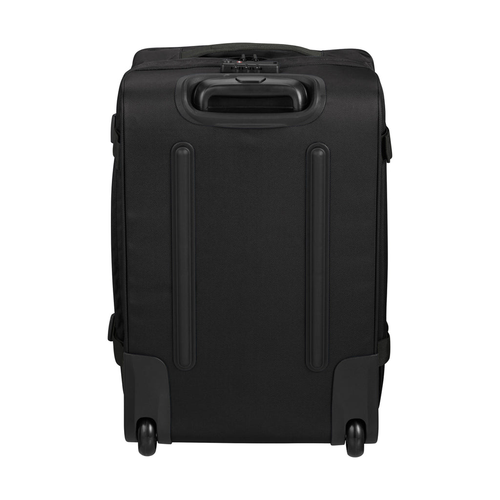 American Tourister Urban Track Small Wheeled Duffle (21.5") in the color Asphalt Black.