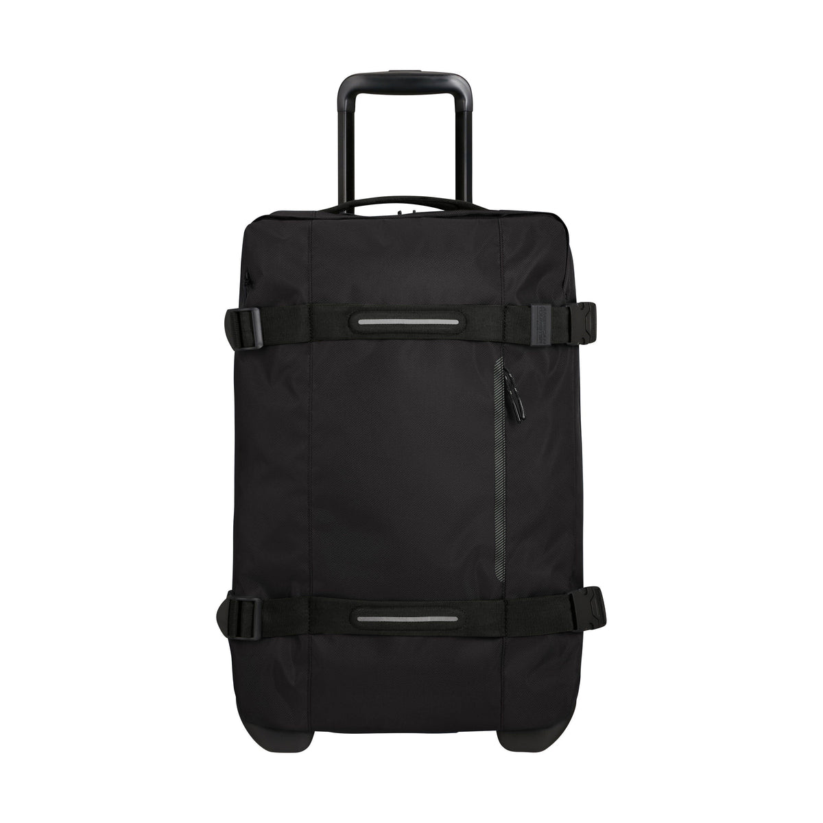 American Tourister Urban Track Small Wheeled Duffle (21.5") in the color Asphalt Black.