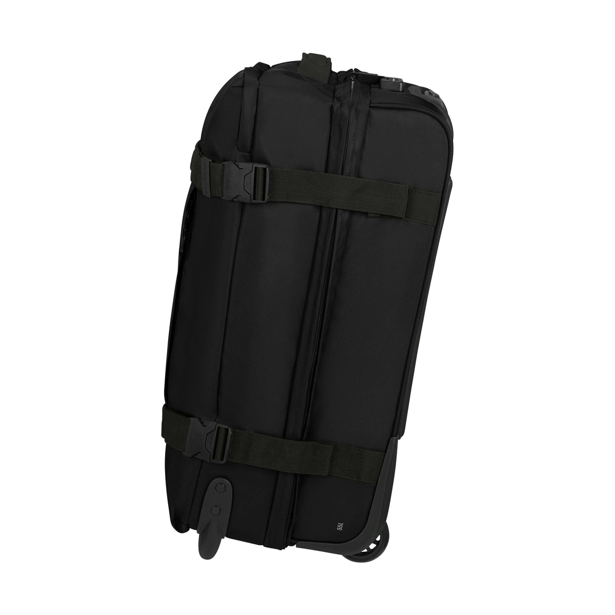 American Tourister Urban Track Small Wheeled Duffle (21.5") in the color Asphalt Black.