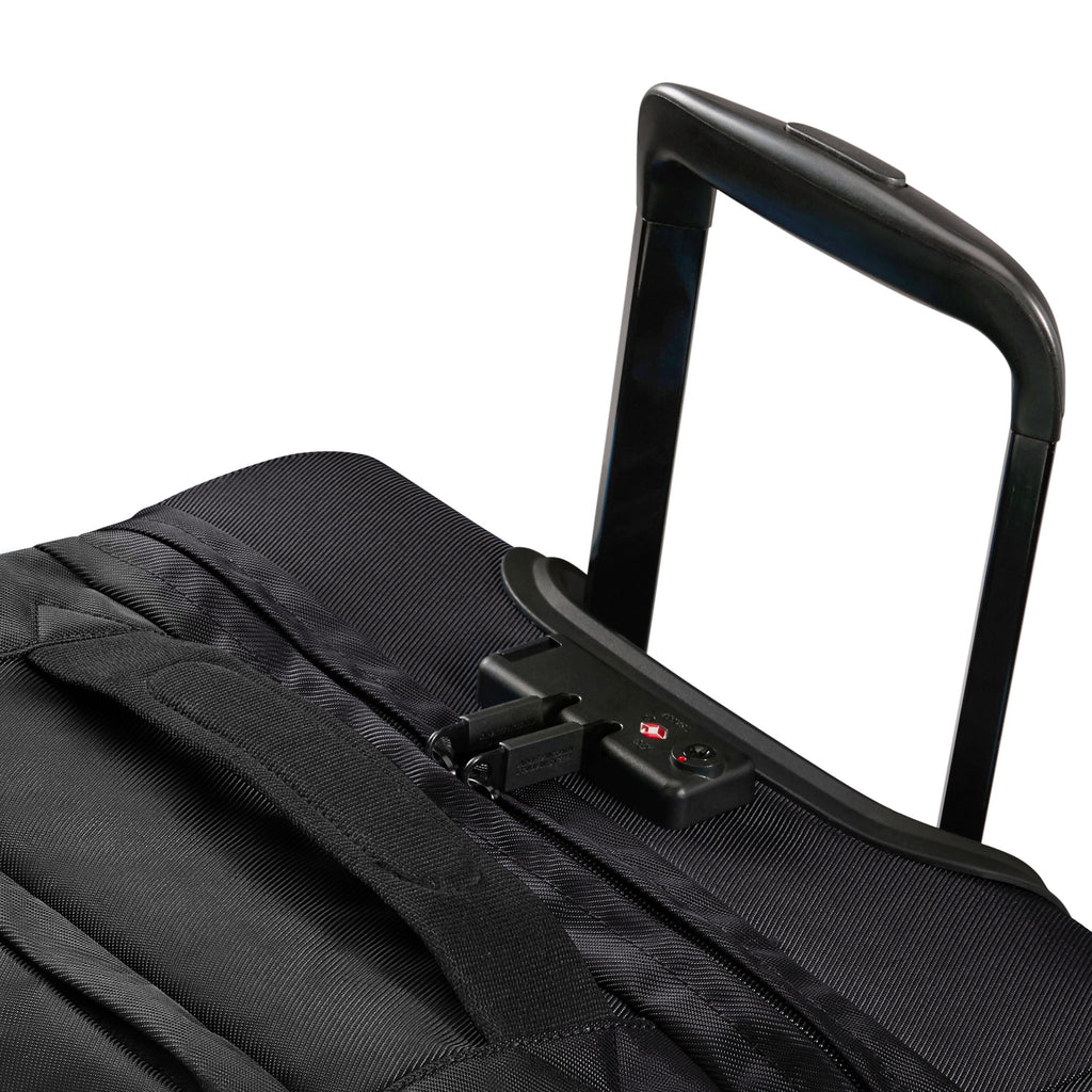 American Tourister Urban Track Small Wheeled Duffle (21.5") in the color Asphalt Black.