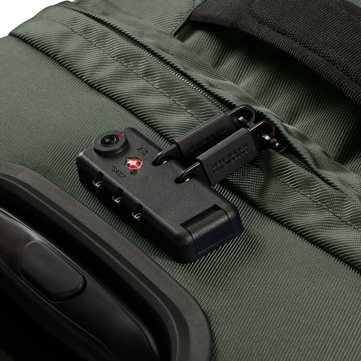 American Tourister Urban Track Small Wheeled Duffle (21.5") in the color Dark Khaki.