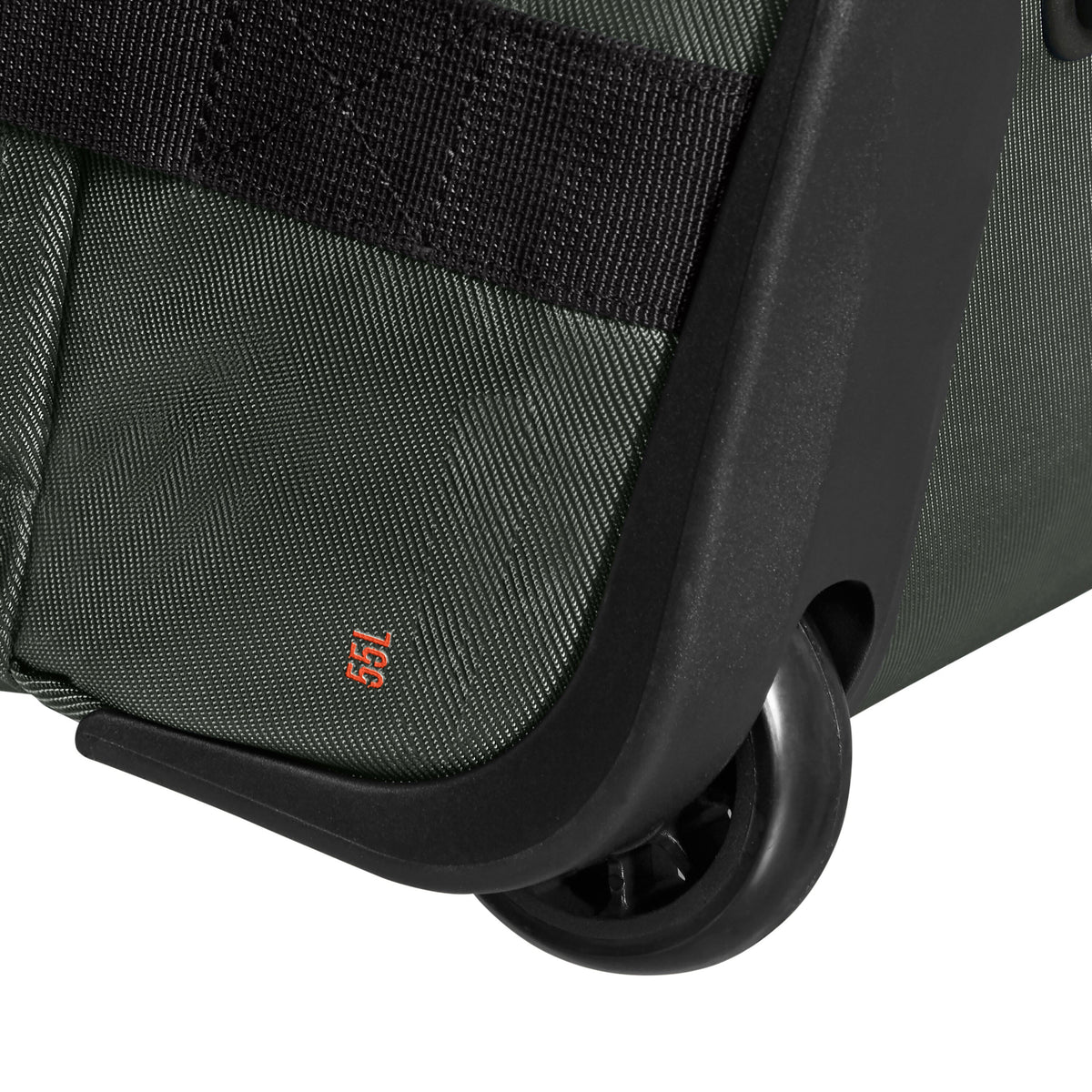 American Tourister Urban Track Small Wheeled Duffle (21.5") in the color Dark Khaki.