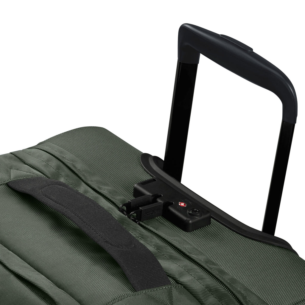 American Tourister Urban Track Small Wheeled Duffle (21.5") in the color Dark Khaki.