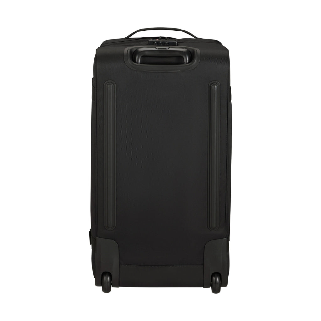 American Tourister Urban Track Medium Wheeled Duffle (27") in the color Asphalt Black.