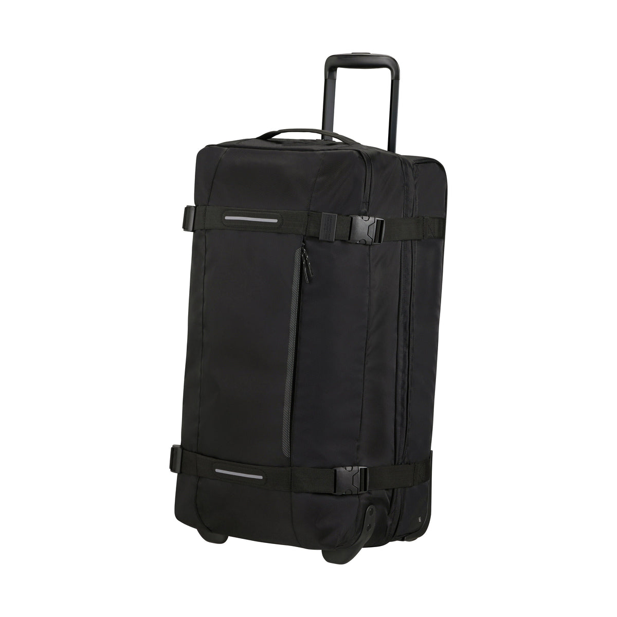 American Tourister Urban Track Medium Wheeled Duffle (27") in the color Asphalt Black.
