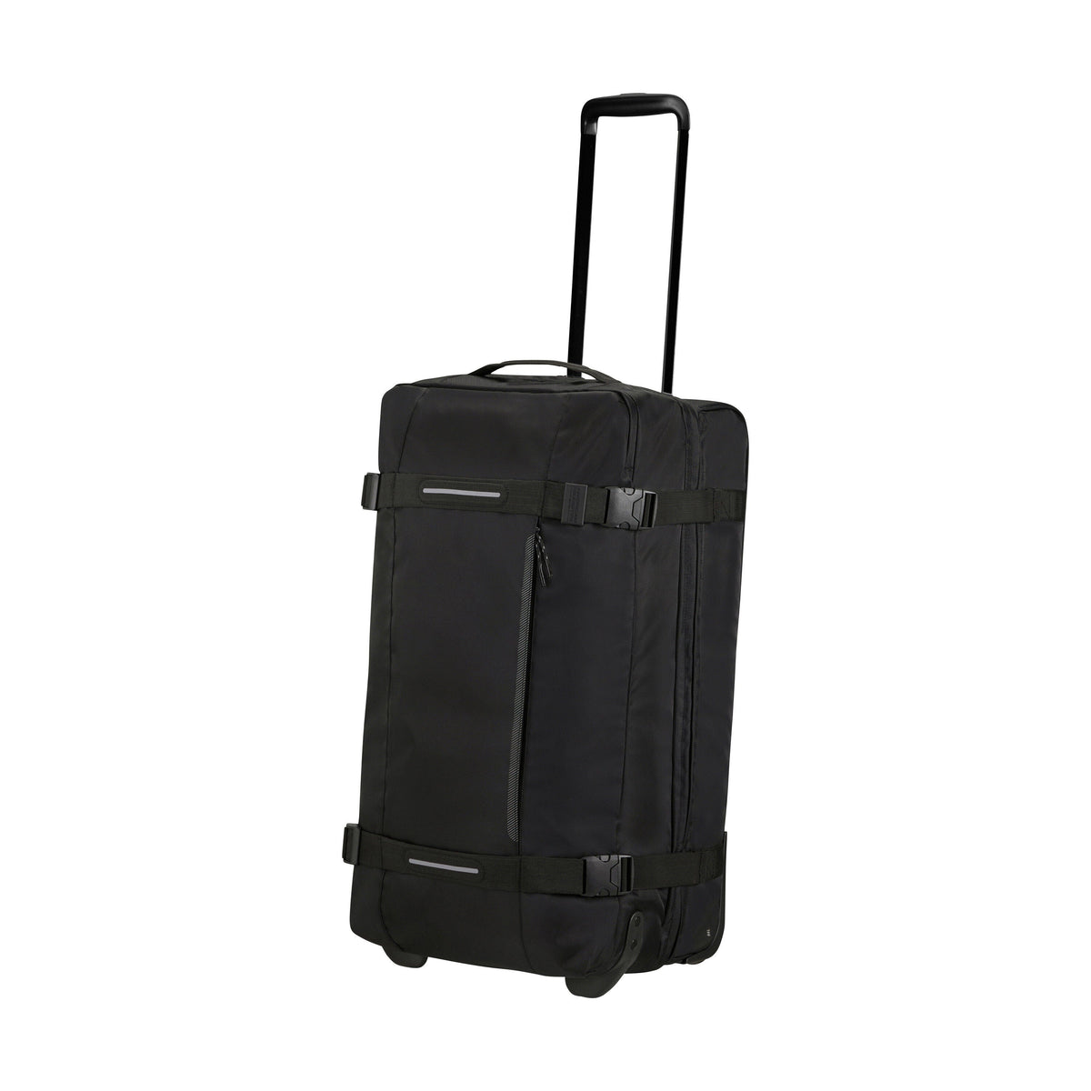 American Tourister Urban Track Medium Wheeled Duffle (27") in the color Asphalt Black.