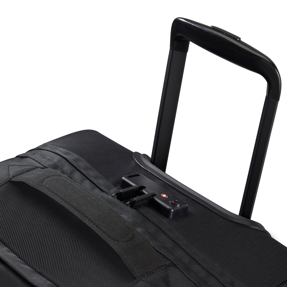 American Tourister Urban Track Medium Wheeled Duffle (27") in the color Asphalt Black.