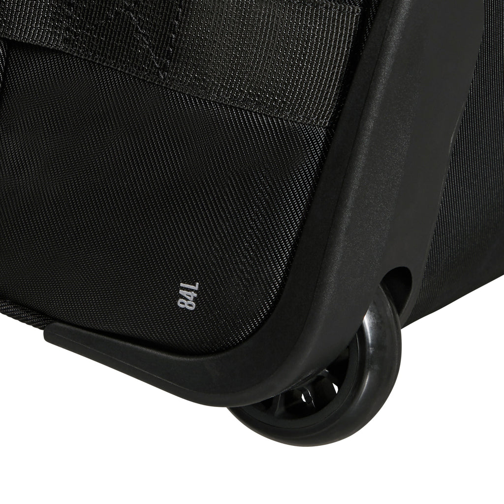 American Tourister Urban Track Medium Wheeled Duffle (27") in the color Asphalt Black.