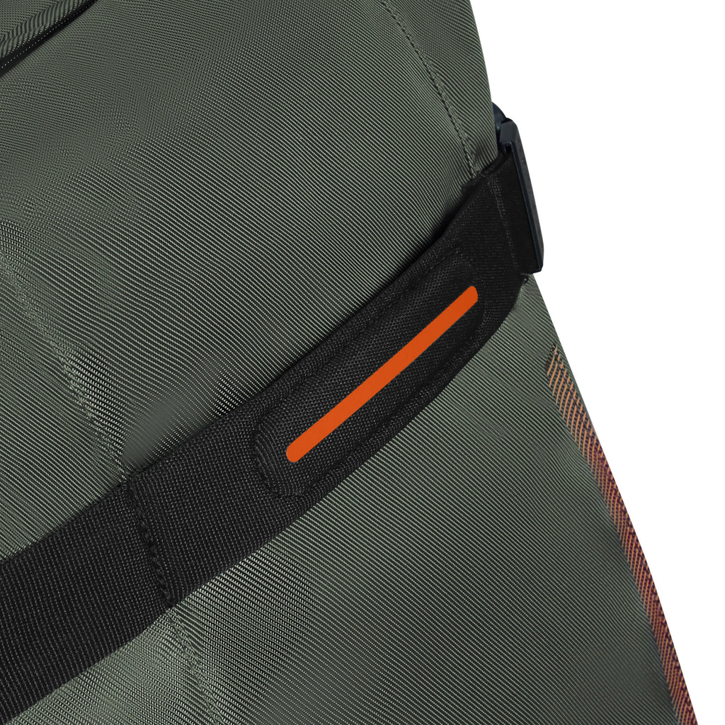 American Tourister Urban Track Medium Wheeled Duffle (27") in the color Dark Khaki.