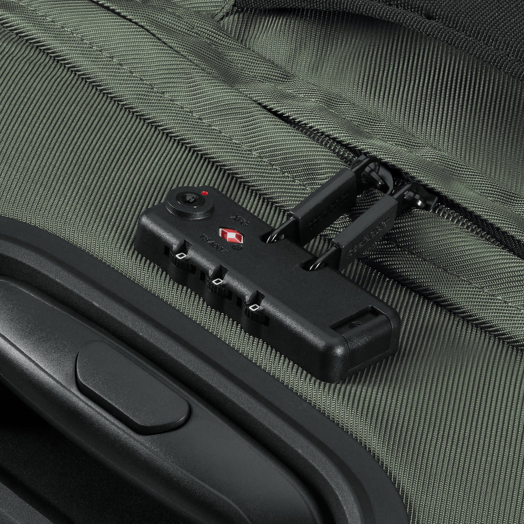 American Tourister Urban Track Medium Wheeled Duffle (27") in the color Dark Khaki.