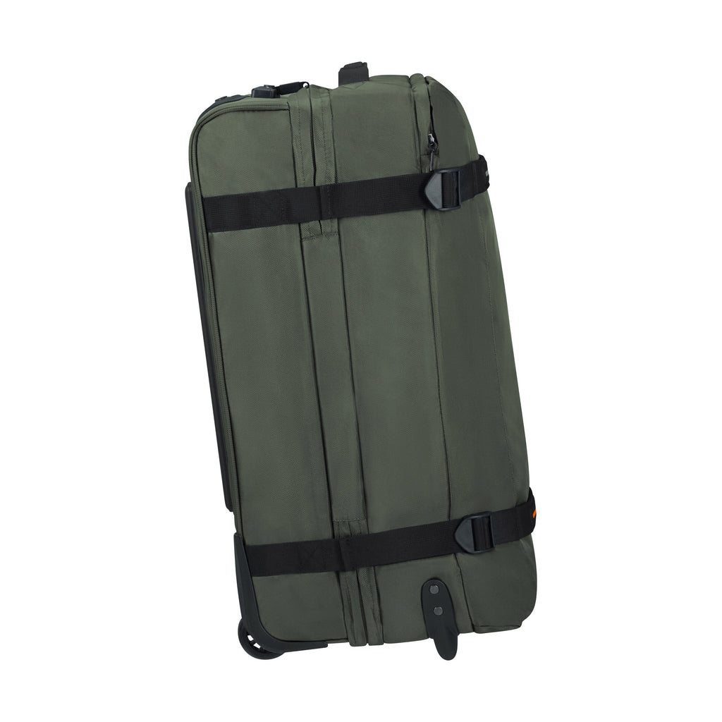 American Tourister Urban Track Medium Wheeled Duffle (27") in the color Dark Khaki.