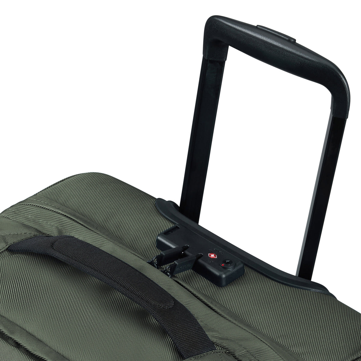 American Tourister Urban Track Medium Wheeled Duffle (27") in the color Dark Khaki.