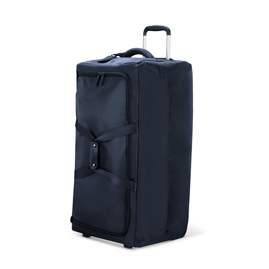Lipault Foldable Plume Wheeled Duffle (78/29) in the color Navy.