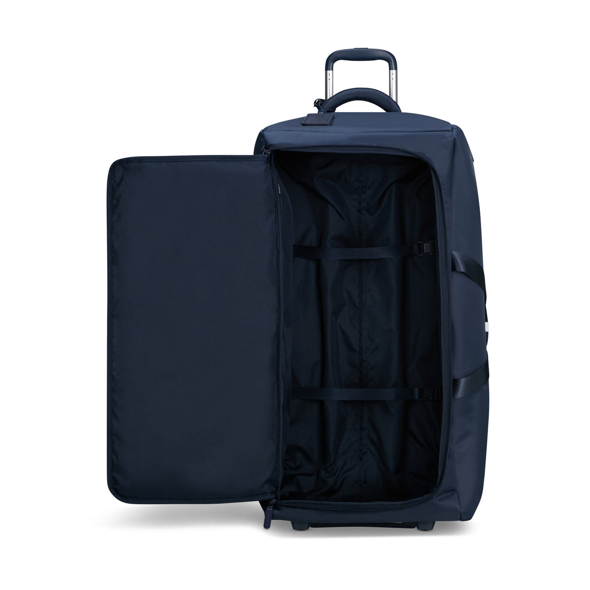 Lipault Foldable Plume Wheeled Duffle (78/29) in the color Navy.