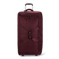 Lipault Foldable Plume Wheeled Duffle (78/29) in the color Bordeaux.