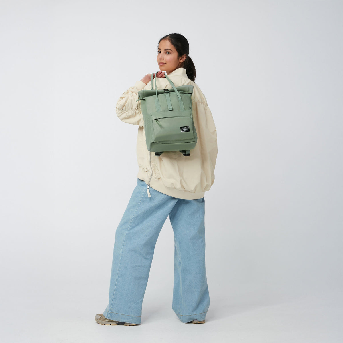 American Tourister Urban Groove Backpack in the color Urban Green.