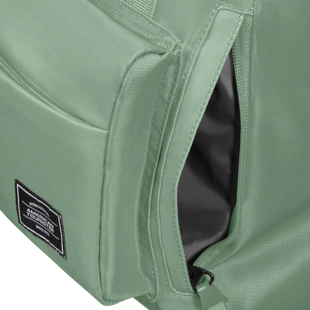 American Tourister Urban Groove Backpack in the color Urban Green.