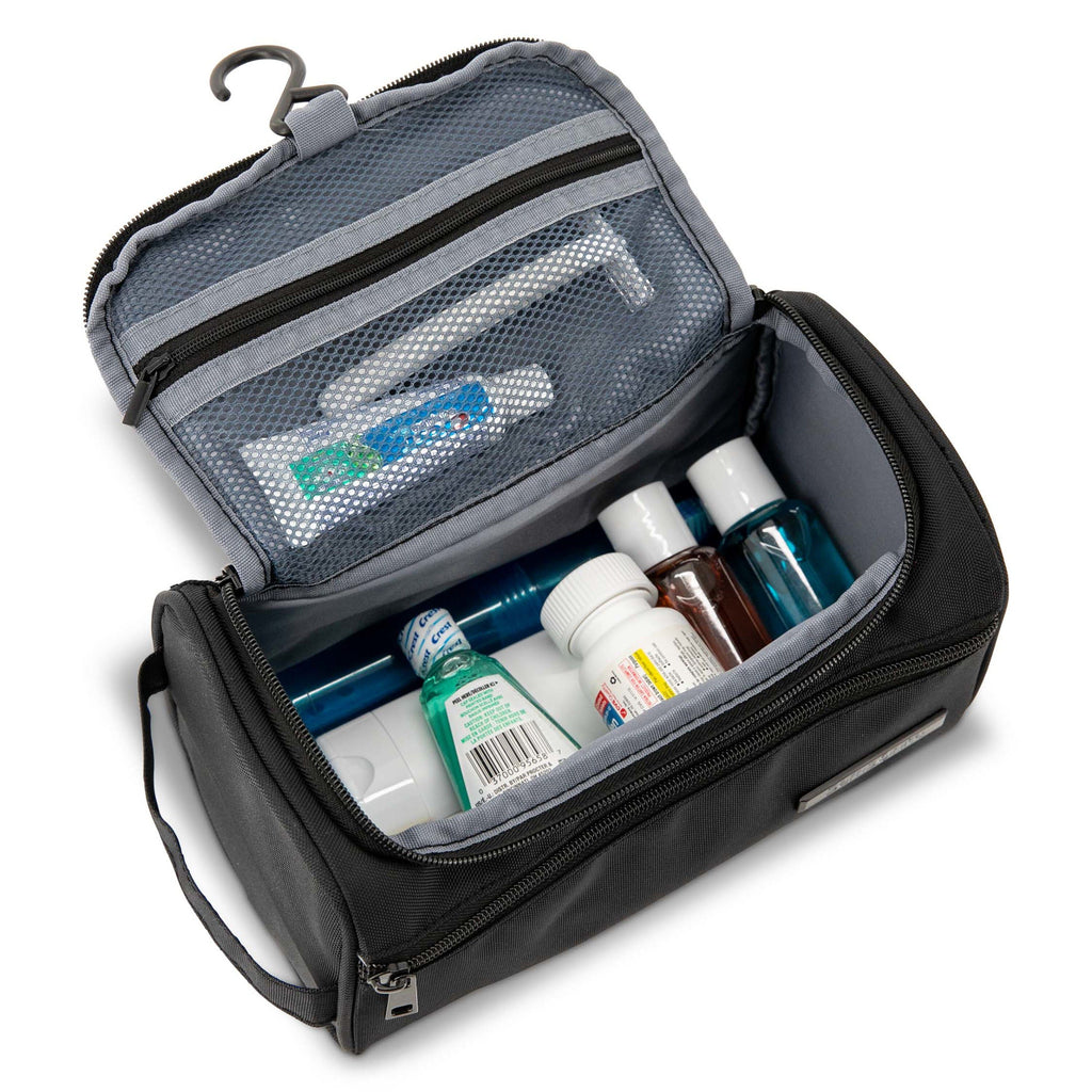 Samsonite Companion Bags - Top Zip Travel Kit in the color Black.
