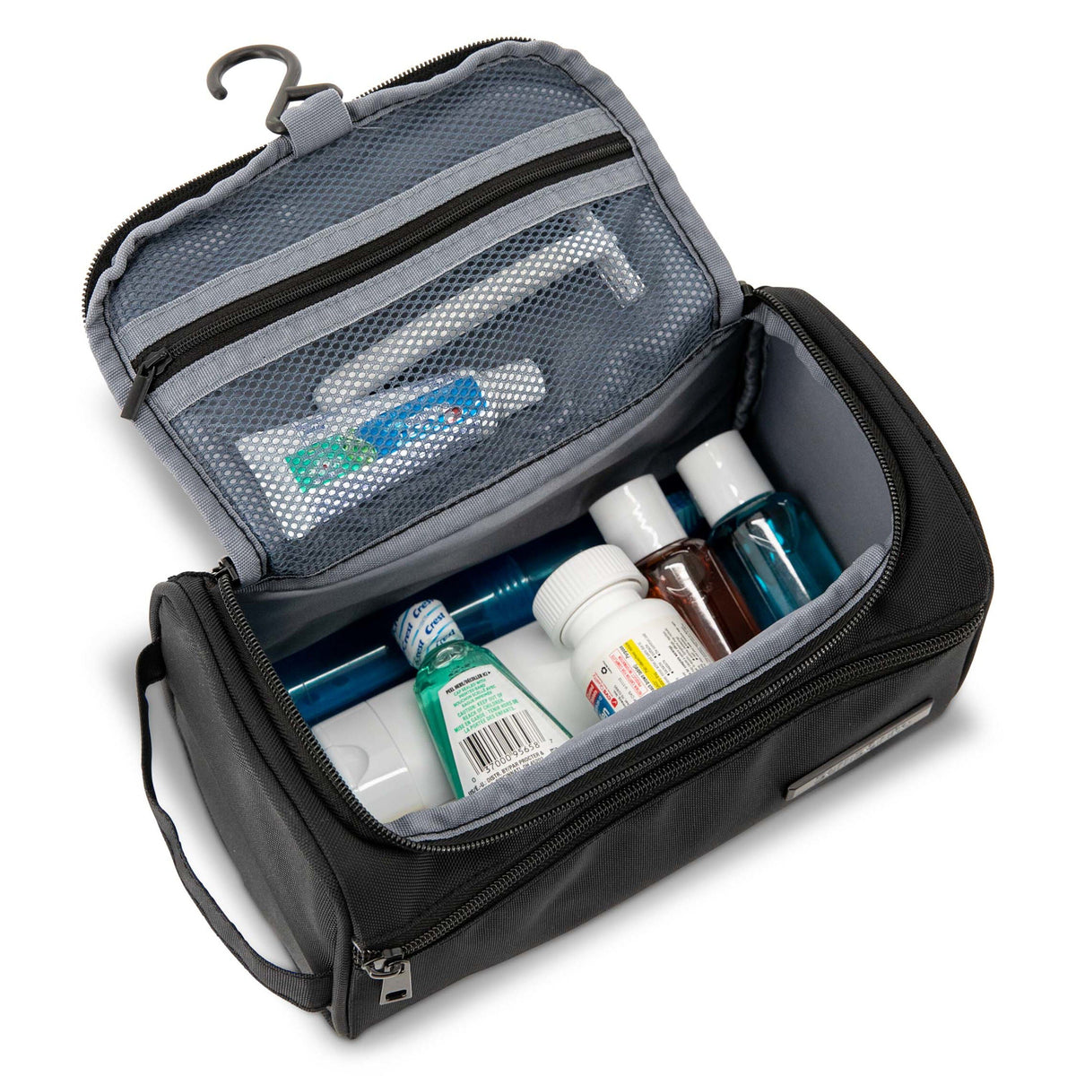 Samsonite Companion Bags - Top Zip Travel Kit in the color Black.