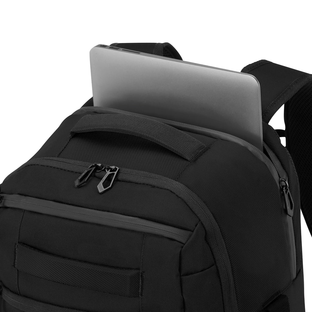 Samsonite Detour Travel Backpack in the color New Black.