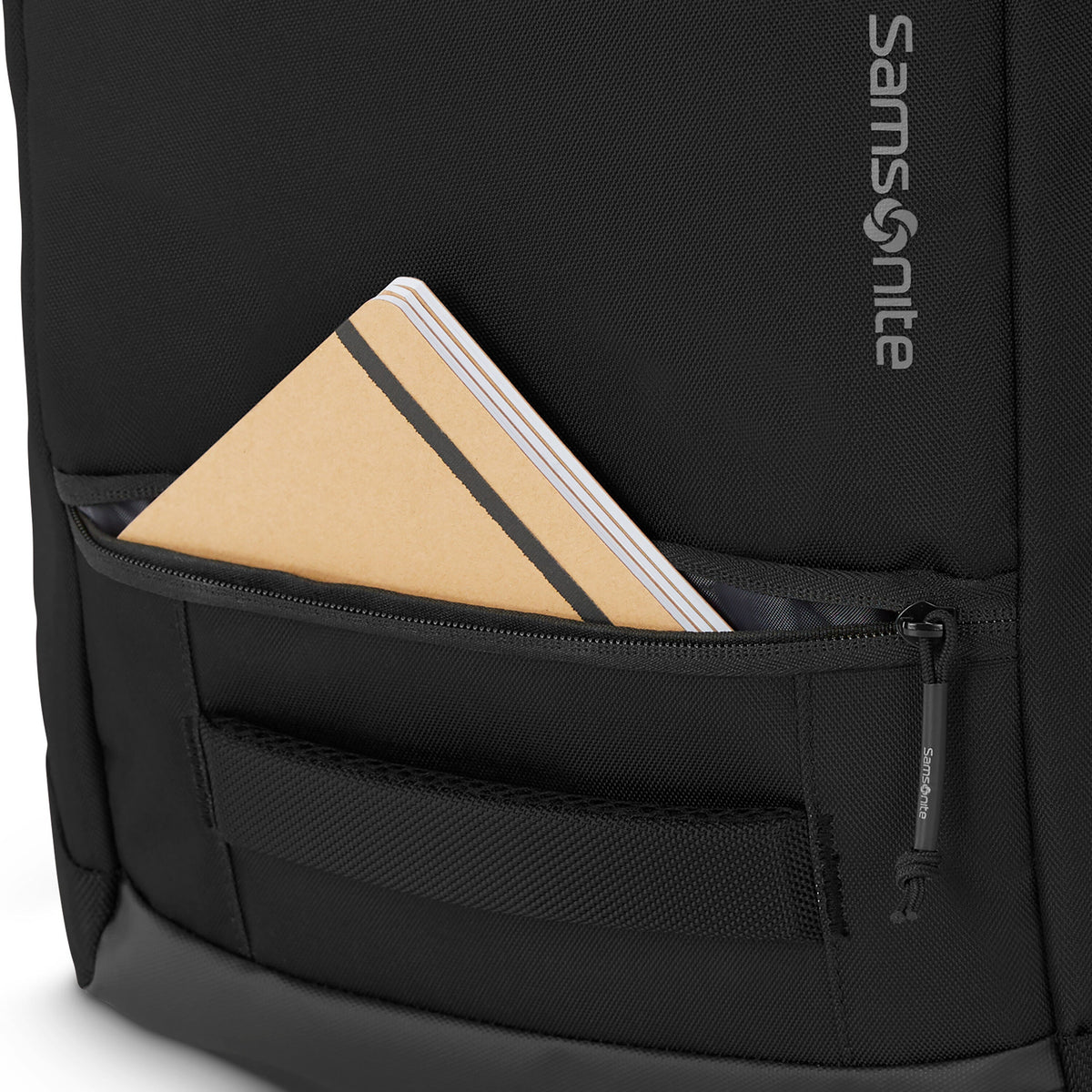 Samsonite Detour Travel Backpack in the color New Black.