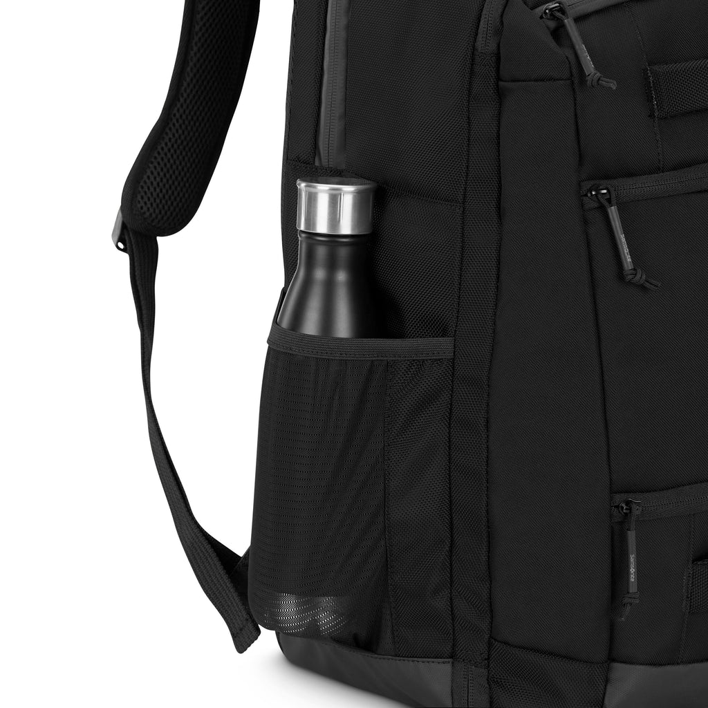 Samsonite Detour Travel Backpack in the color New Black.