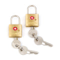 Samsonite Travel Accessories - TSA Brass Key Locks (Pack Of 2) in the color Gold/Brass.