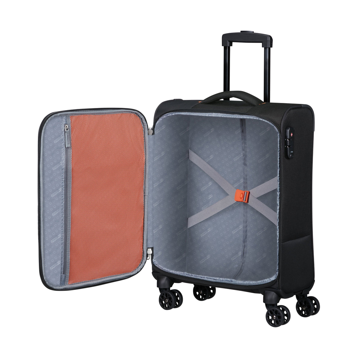 American Tourister Sun Break 3 Piece Set (CO/M/L) in the color Black.