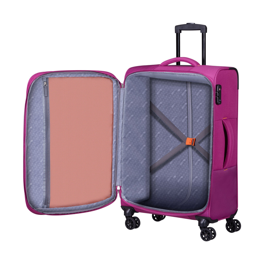 American Tourister Sun Break Spinner Medium in the color Limited Edition | Fuchsia.