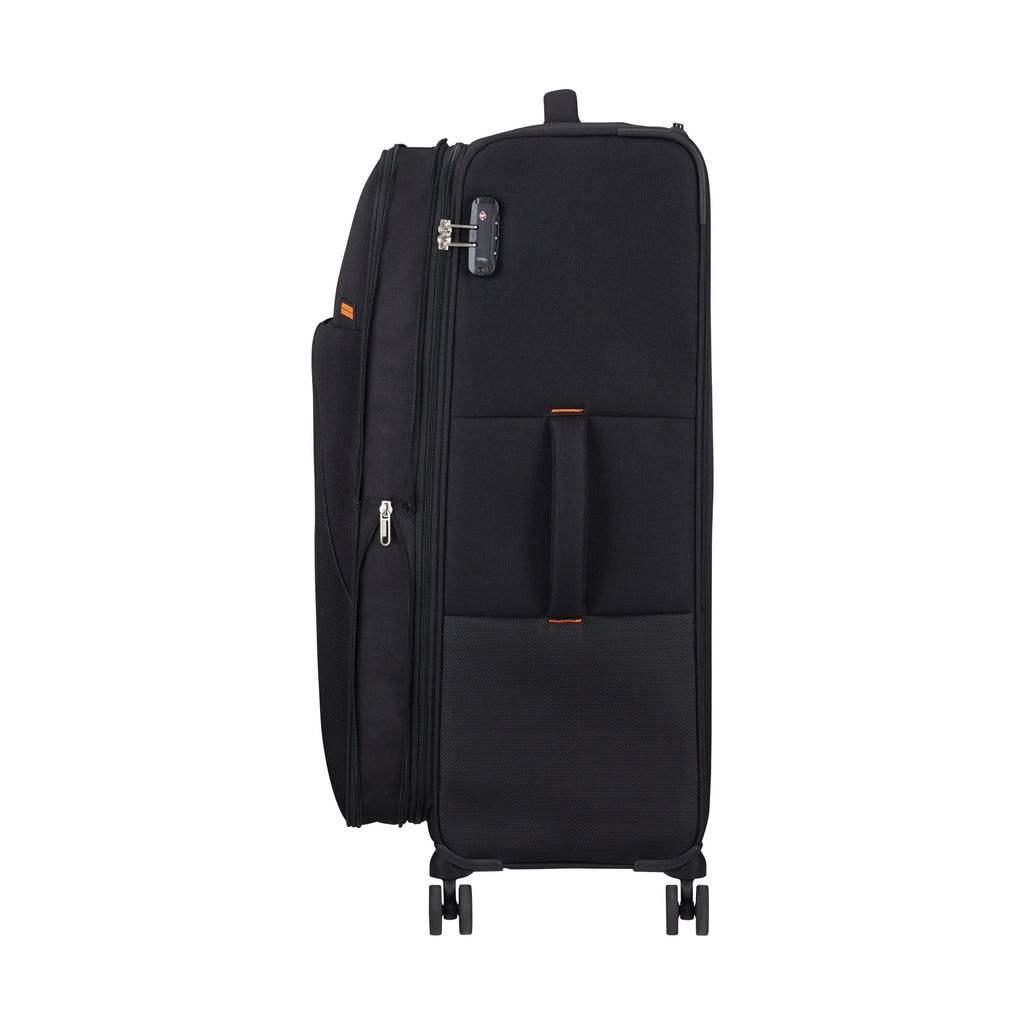 American Tourister Sun Break Spinner Large in the color Black.