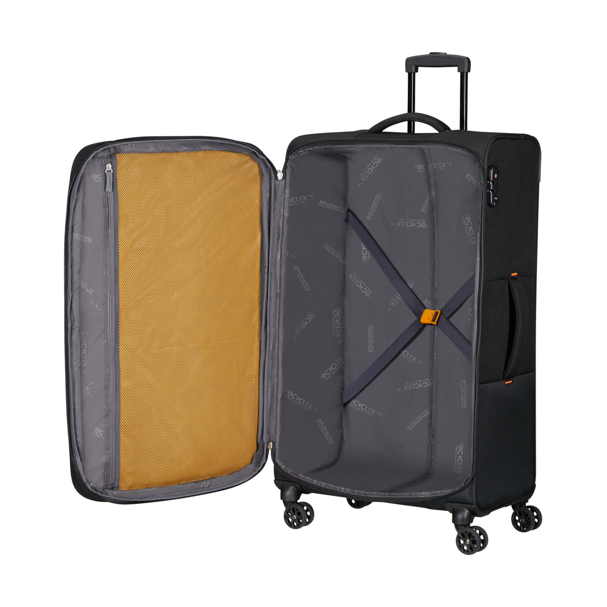 American Tourister Sun Break Spinner Large in the color Black.