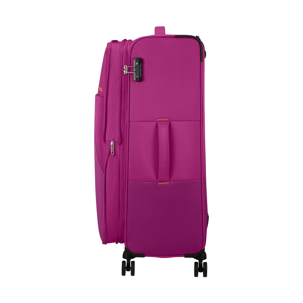American Tourister Sun Break Spinner Large in the color Limited Edition | Fuchsia.