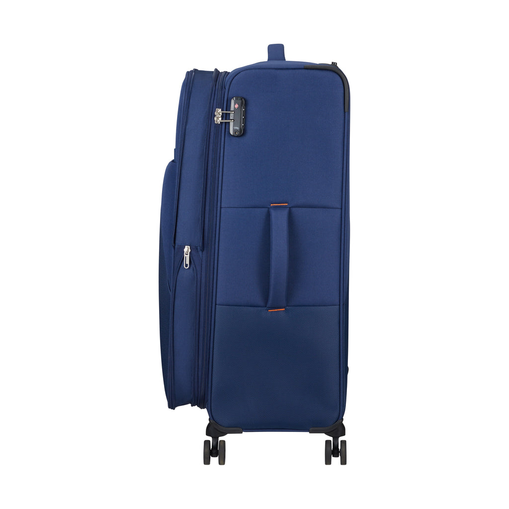 American Tourister Sun Break Spinner Large in the color Navy.