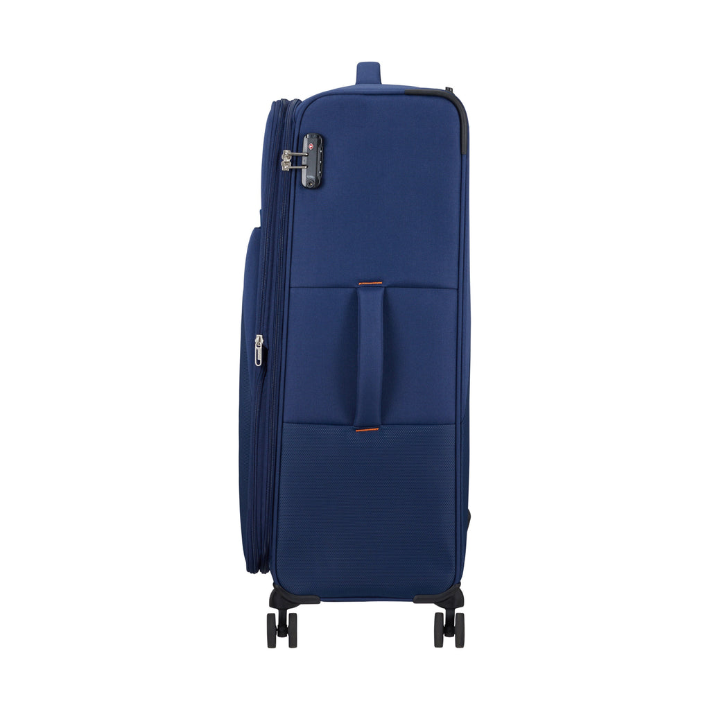 American Tourister Sun Break Spinner Large in the color Navy.