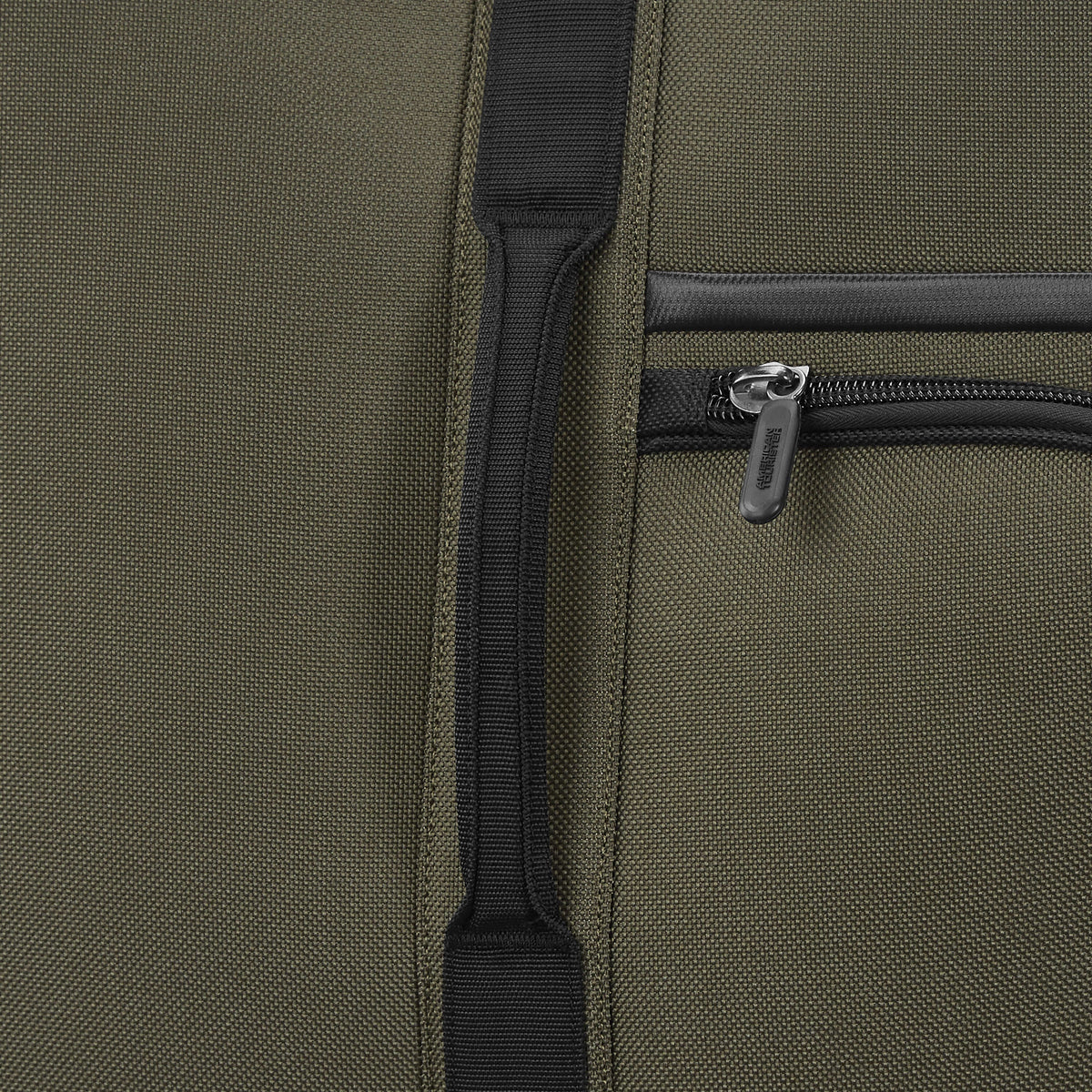 American Tourister Cargo Max SoftSide Spinner Medium in the color Olive Green.