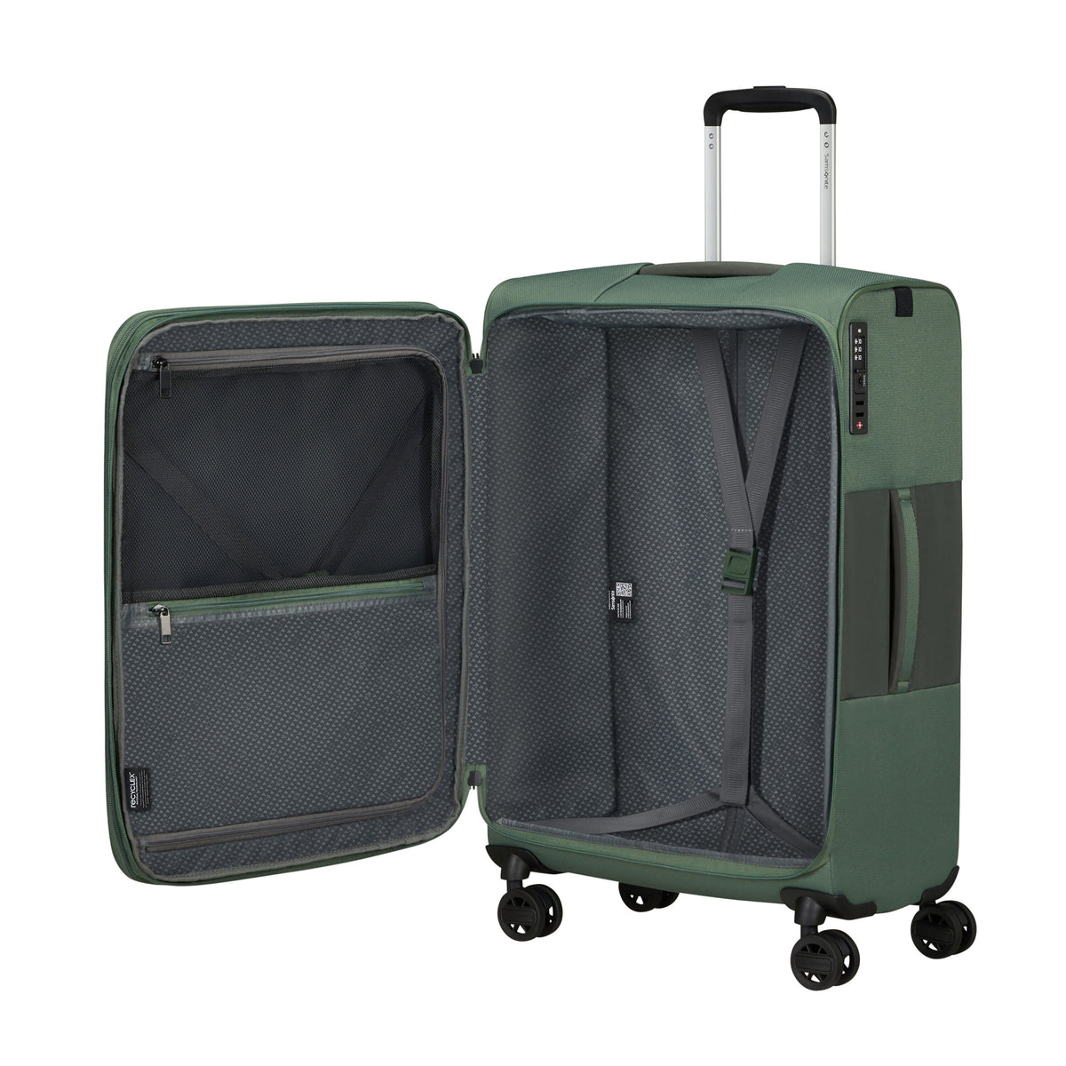 Samsonite Vaycay Spinner Medium in the color Pistachio Green.