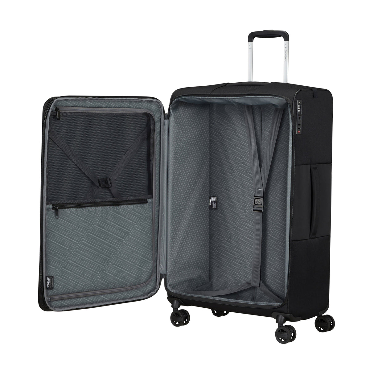 Samsonite Vaycay 3 Piece Set (CO/M/L) in the color Black.