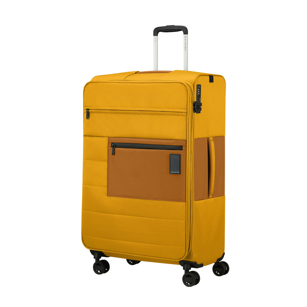 Samsonite Vaycay 3 Piece Set (CO/M/L) in the color Golden Yellow.