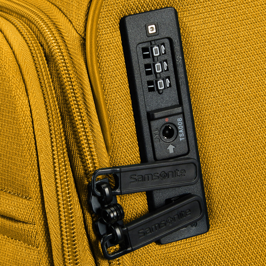Samsonite Vaycay 3 Piece Set (CO/M/L) in the color Golden Yellow.