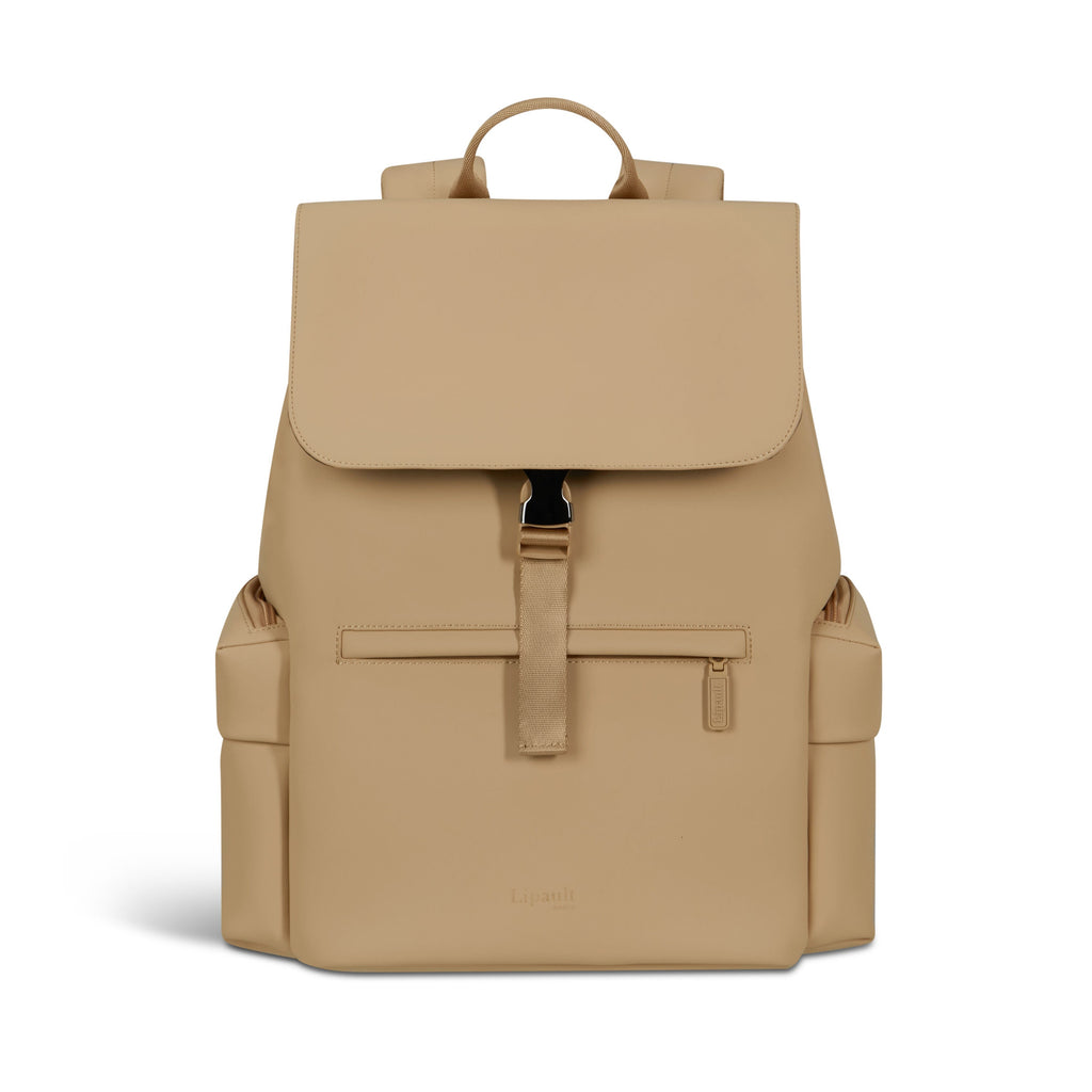 Lipault Cargo Backpack in the color Sandstone.