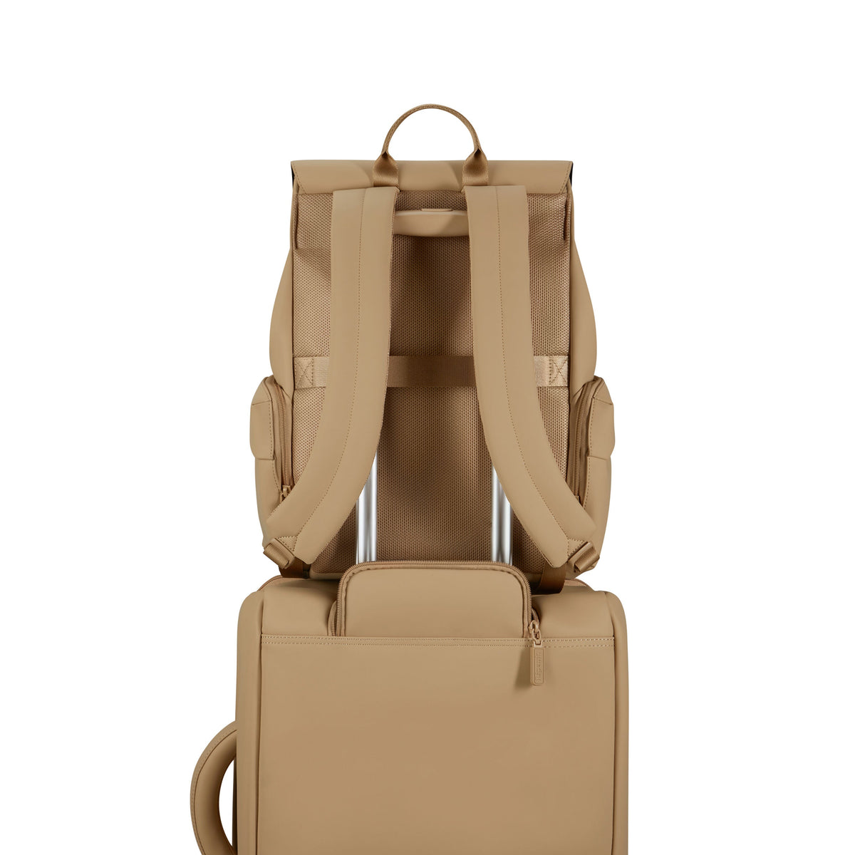 Lipault Cargo Backpack in the color Sandstone.